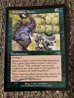 Saproling Burst Foil - Nemesis NM/M Pack Fresh MTG - Image 1