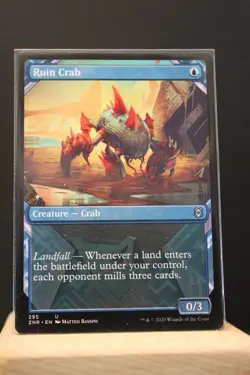 Ruin Crab (Showcase) LP Zendikar Rising ZNR Magic the Gathering MTG ManaFam - Image 1