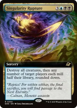 Singularity Rupture - Extended Art - Edge of Eternities - Near Mint - Image 1
