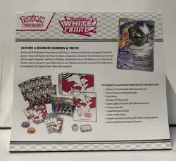 Pokemon TCG Scarlet Violet White Flare Elite Trainer Box ETB Factory Sealed - Image 2