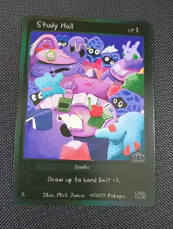 Pokepu Study Hall (Ditto) 2025 Cool Club Art Mick Junco Pokemon Fan Art - Image 1