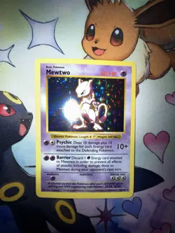 Mewtwo 010/102 Base Set Shadowless Holo GEM MINT CONDITION Pokemon WOTC Vintage - Image 1