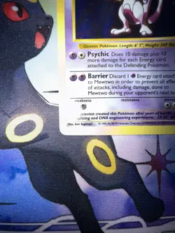 Mewtwo 010/102 Base Set Shadowless Holo GEM MINT CONDITION Pokemon WOTC Vintage - Image 3