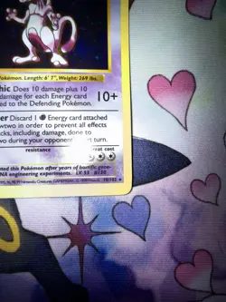 Mewtwo 010/102 Base Set Shadowless Holo GEM MINT CONDITION Pokemon WOTC Vintage - Image 4