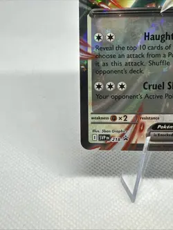 Pokemon TCG Team Rockets Persian Ex 218 SV Black Star Promo - Image 5