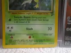 Pokemon-Scyther 17/130 Holo Base Set 2 Used. Scizor 205/197 Obsidian Flames NM - Image 2
