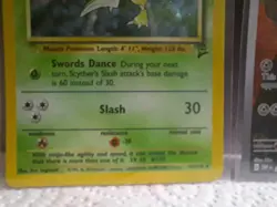 Pokemon-Scyther 17/130 Holo Base Set 2 Used. Scizor 205/197 Obsidian Flames NM - Image 3