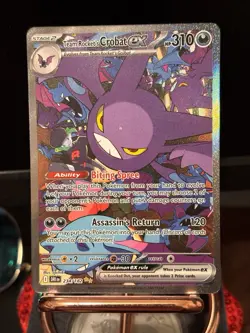 Pokemon TCG Team Rockets Crobat EX Destined Rivals #234/182 SIR NM - Image 1