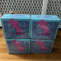 Sword & Shield Fusion Strike Pokemon Center Elite Trainer Box ETB CASE - Image 1