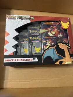 Pokemon TCG Celebrations Collection Lance's Charizard V Box lot of 5 820650101625 - Image 1