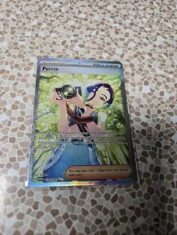 Pokemon Perrin 220/167 TCG Scarlet & Violet Twilight Masquerade Holo Ultra Rare - Image 1