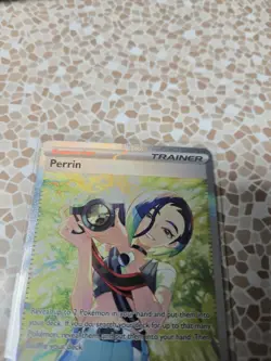 Pokemon Perrin 220/167 TCG Scarlet & Violet Twilight Masquerade Holo Ultra Rare - Image 2