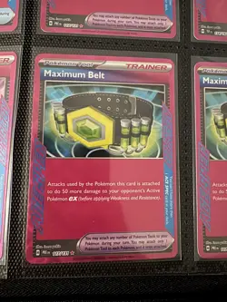 Pokemon Maximum Belt ACE SPEC Rare SV: Prismatic Evolutions 117/131 NM - Image 1