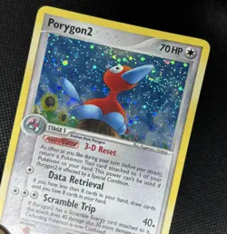 2005 Porygon2 Holo Rare MP+ 12/115 EX Unseen Forces Pokemon TCG Swirl* 🌀 - Image 2