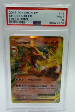 Charizard EX 12/108 PSA 9 Mint - 2016 Pokemon XY Evolutions - Image 1