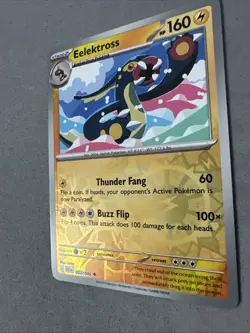 Pokemon TCG * SV Black Bolt 032/086 Eelektross Uncommon* REVERSE HOLO * FRESH PK - Image 2