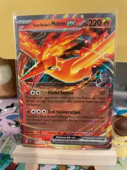 Team Rocket's Moltres EX (031/182) - Destined Rivals - Pokemon TCG - NM - Image 1