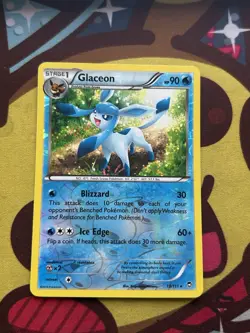 Pokemon Glaceon 19/111 - XY Furious Fists - Reverse Holo - Excellent - Image 1
