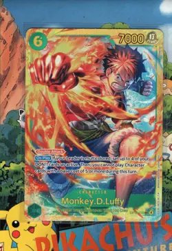 One Piece TCG Monkey.D.Luffy SEC OP13-118 Holo NM/M - Image 1