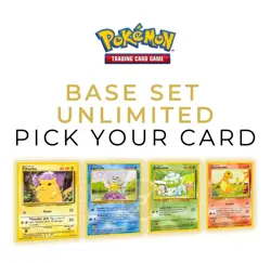 Vintage Pokemon Base Set Unlimited WOTC - Pick Your Card - Complete Your Set! - Image 1