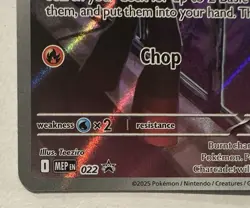 Charcadet 022 Pokemon Center Stamped Black Star Promo Pokemon Card - Image 3