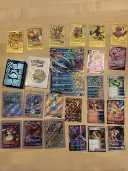 Pokemon Lot - Rare Cards + World Champ 2023 Items + Jumbo Promo + Bonus Cards - Image 1
