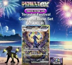 Complete Base Set - Terastal Festival - Japanese - C/U/Holo 145 Cards - Image 1