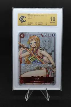 One Piece Card Japanese Nami OP01-016 (V.1) Premium Bandai Products CCC 10 - Image 1