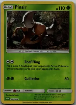 Pinsir foil Classic Collection Trading Card Game Classic 007/034 NM - Image 1