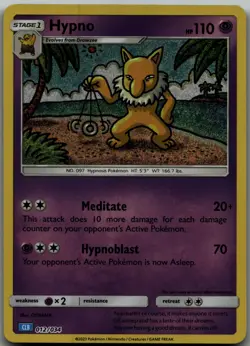 Hypno foil Classic Collection Trading Card Game Classic 012/034 NM - Image 1