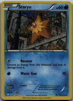 Staryu foil Classic Collection Trading Card Game Classic 004/034 NM - Image 1