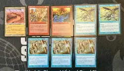 Magic The Gathering MTG Urza's Saga 8x Card Lot - Fault Line, Bedlam, Arcane Lab - Image 1