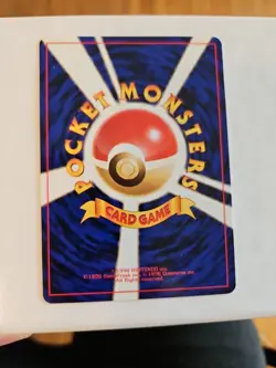 Sabrina's Mr. Mime 122 Yamabuki City Gym Old Back Japanese Pokemon Card - Image 2