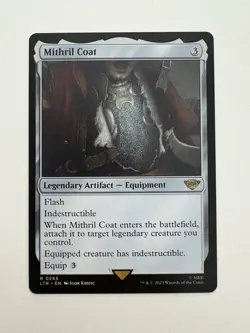 Mithril Coat MTG Magic the Gathering Card NM Near Mint LTR - Image 1