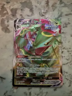 Pokemon TCG Rayquaza VMAX Holo Ultra Rare Card Crown Zenith 101/159. NM. - Image 1