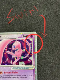 Pokemon TCG Mew EX Holon Phantoms Holo Ultra Rare Card 100/110 Double Swirl! - Image 3