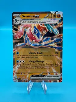 Greninja EX 106/167 SV Twilight Masquerade TWM Holo Double Rare Pokemon TCG Card - Image 1