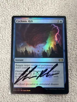 Cyclonic Rift Artist Proof Signed FOIL Double Masters - Image 2