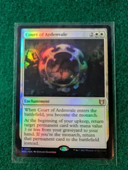 MTG Court of Ardenvale Commander: Wilds of Eldraine 0021 Foil Rare - Image 1