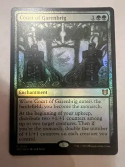 Magic the Gathering Court of Garenbrig Wilds of Eldraine NM Foil - Image 1