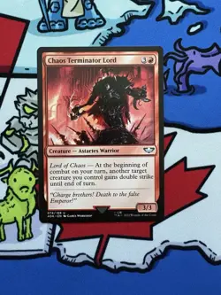 Chaos Terminator lord x1 Mtg Wahammer 40,000 Commander - Image 1