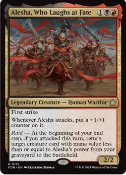 2x NM - Alesha, Who Laughs at Fate (FDN) Foundations - NM - Image 1