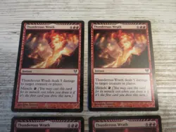 4x Thunderous Wrath - Avacyn Restored - NM/EX - English - OOP MTG Miracle Deck - Image 2