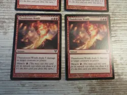 4x Thunderous Wrath - Avacyn Restored - NM/EX - English - OOP MTG Miracle Deck - Image 3