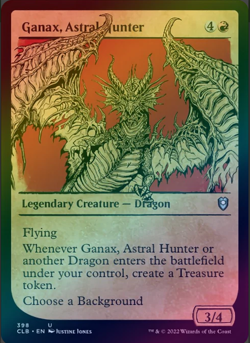 Ganax, Astral Hunter - Showcase FOIL - NM MTG CLB - Battle for Baldur's Gate 398 - Image 1