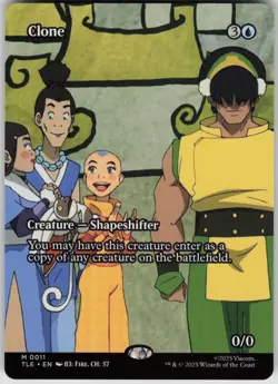 MTG Clone (Borderless) Normal NM Avatar The Last Airbender Legal Magic 11 - Image 1