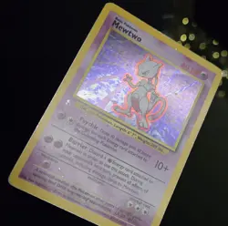 Pokemon TCG - MEWTWO - 56/102 - HOLO - RARE - UNLIMITED - BASE SET 1999 - HP/MP - Image 2