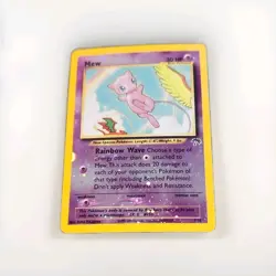 Pokemon Mew TCG 1/18 Southern Islands Reverse Holo HP - Image 3