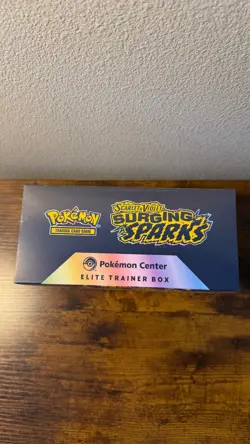 Surging Sparks Pokemon Center ETB Sealed Elite Trainer Box Pokemon TCG - Image 3