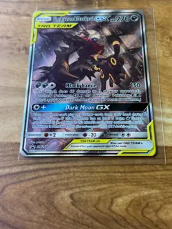 Pokemon Sun & Moon Umbreon & Darkrai GX Tag Team SM241 Black Star Promo X2 HP-LP - Image 2